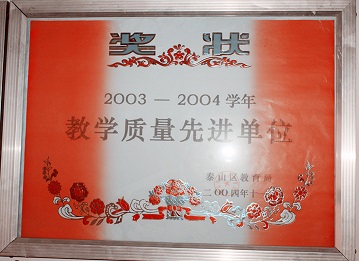 2003-2004学年教学质量先进单位